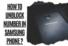 How to Unblock Number in Samsung Phone
