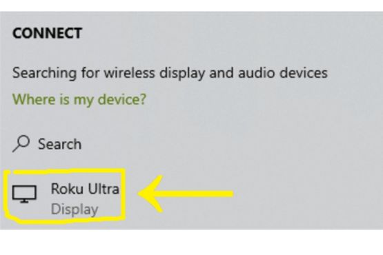 searching audio devices