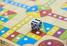 a close up of a dice on a board game